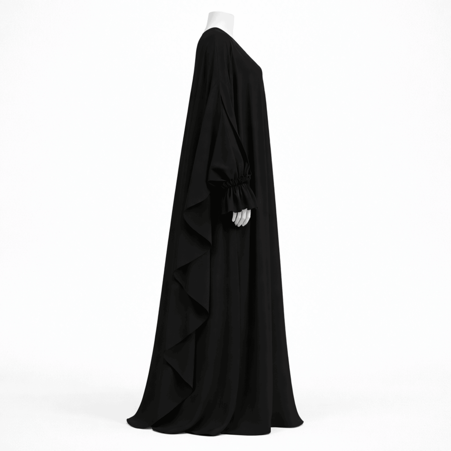 Amirah Flow nida abaya - Standaard variant - Black - 1+1 GRATIS