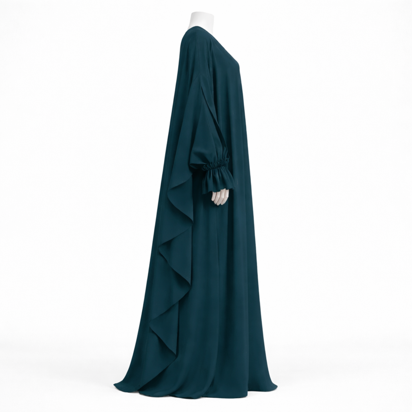 Amirah Flow abaya - standaard variant - Night petrol - 1+1 GRATIS