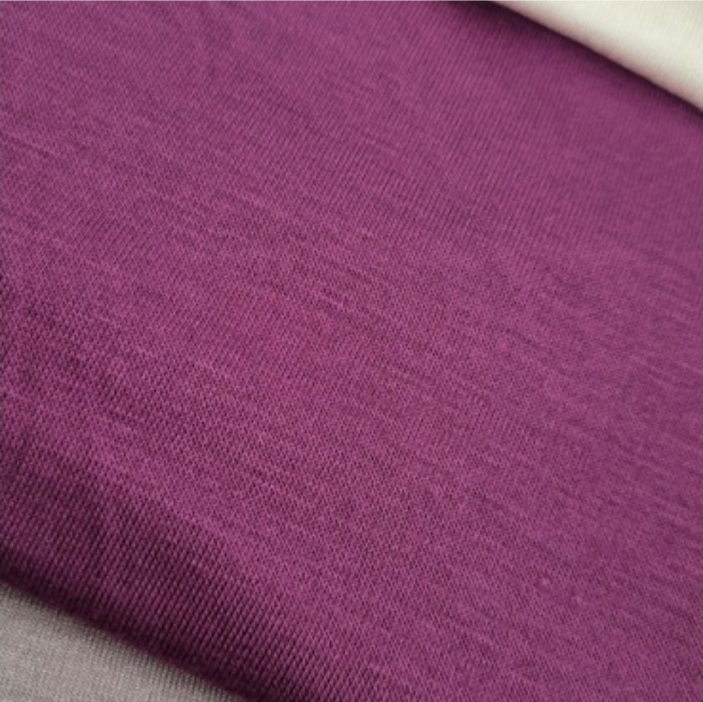 Katoenjersey hijab - 180x80 - Heather purple