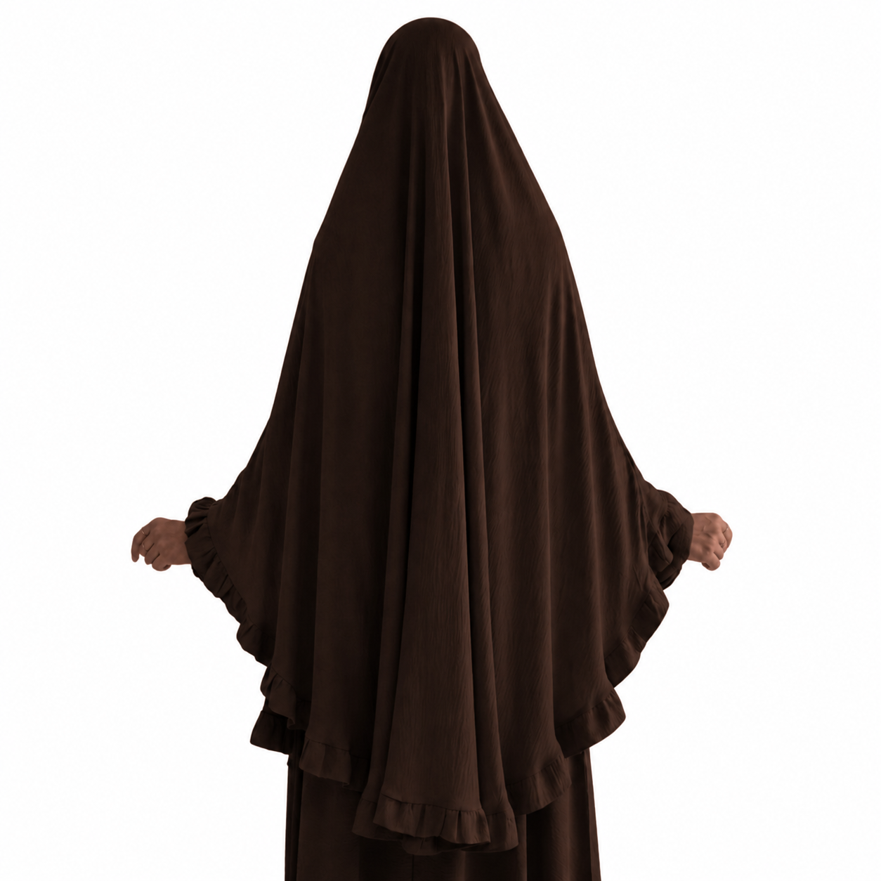 Layan abaya/khimar set - jazz - Espresso