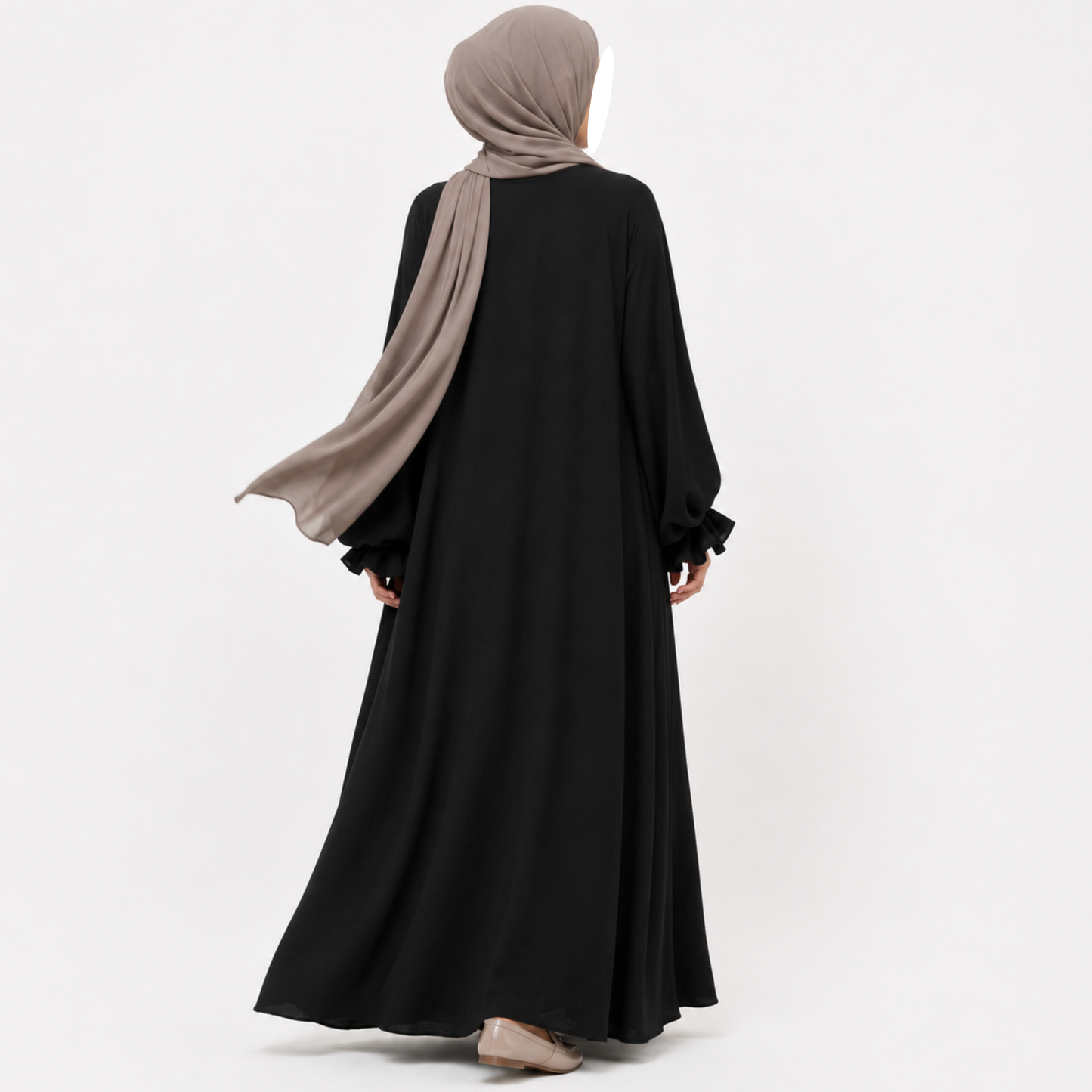 Jazz abaya - Tiener - One size XS t/m M - Black