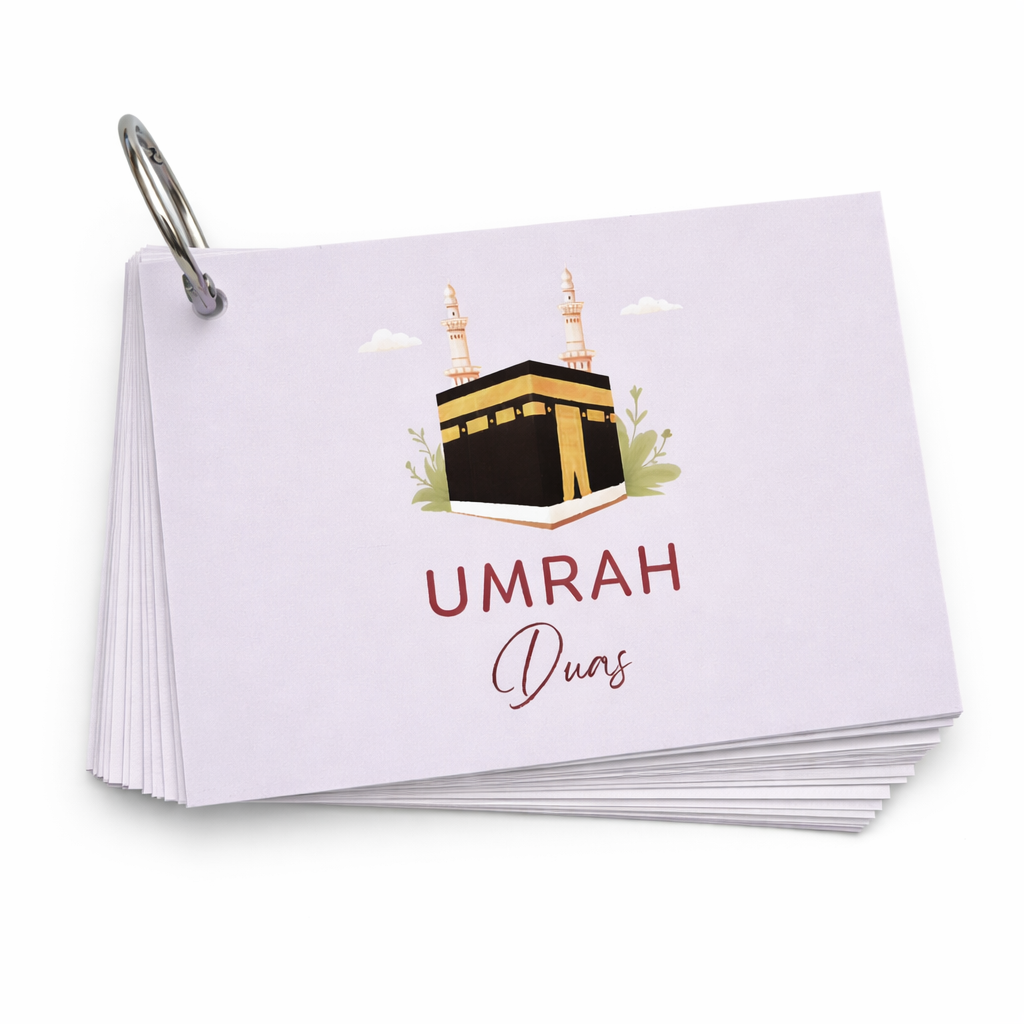 Umrah dua kaarten aan sleutelhanger