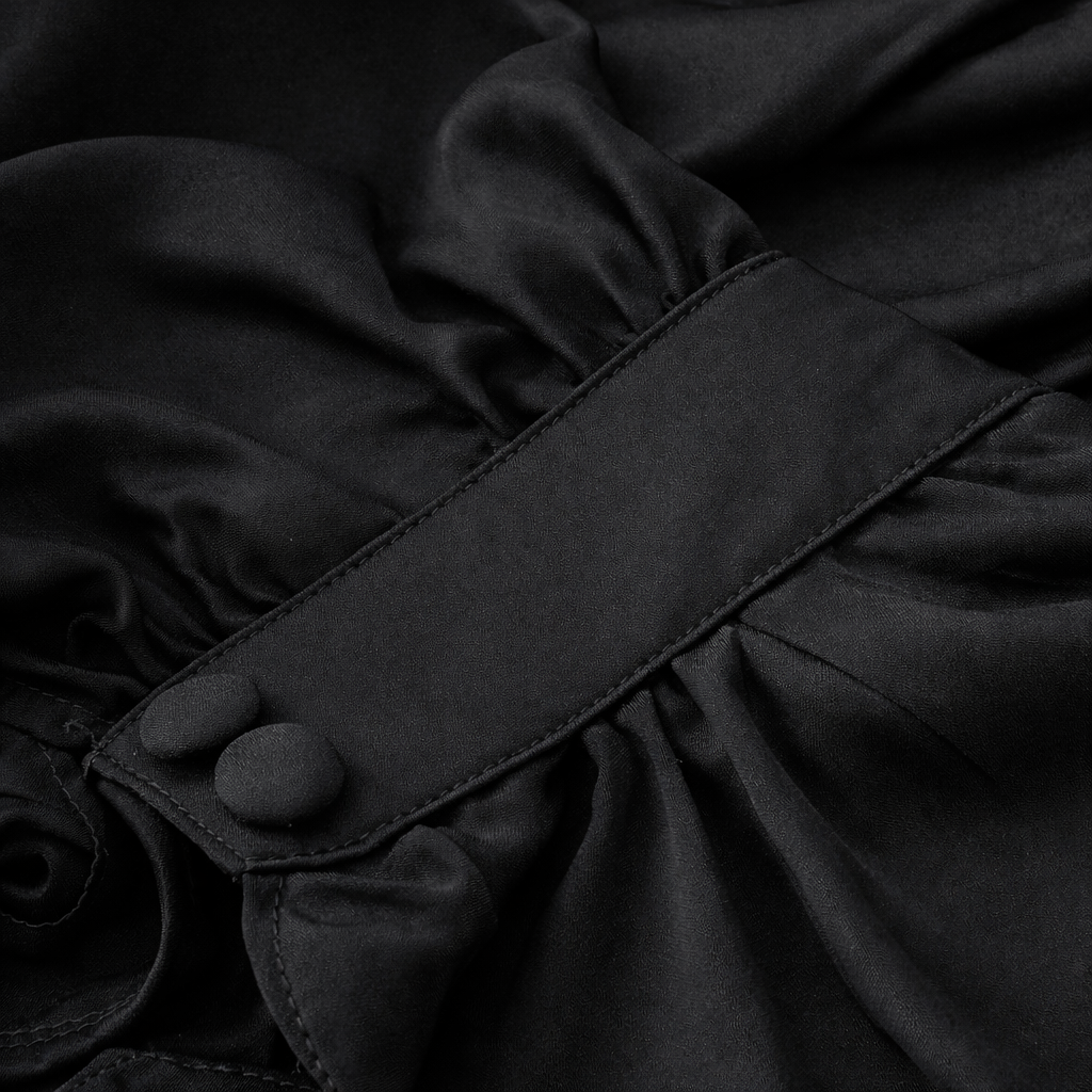 Pure noir nida abaya + khimaar set