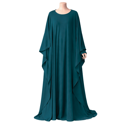 Amirah flow abaya - Night petrol - 1+1 GRATIS