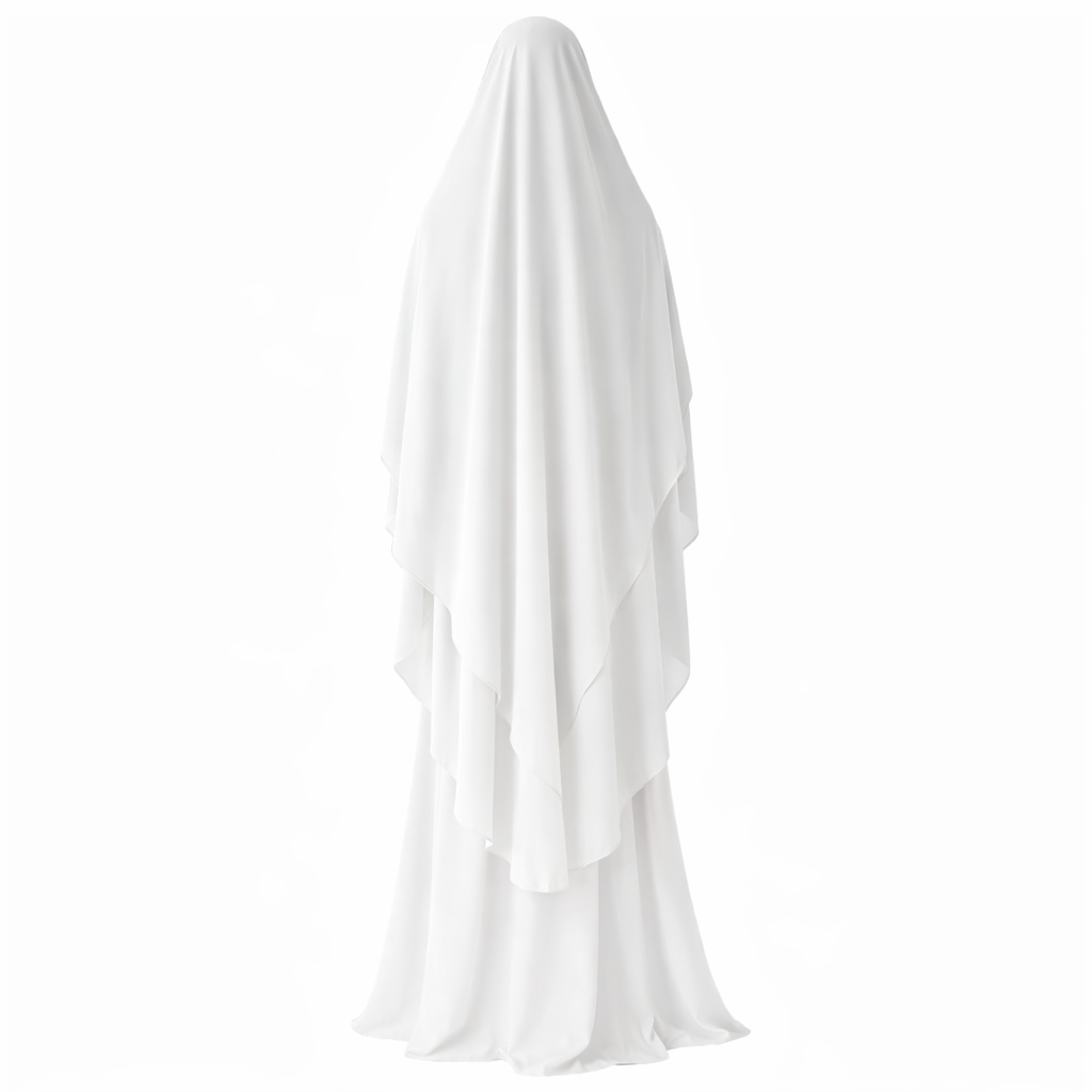Yemeni royal scheen-khimaar - Pure white
