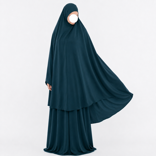 Premium jersey scheenkhimaar + rok - Night petrol - 2+1 GRATIS