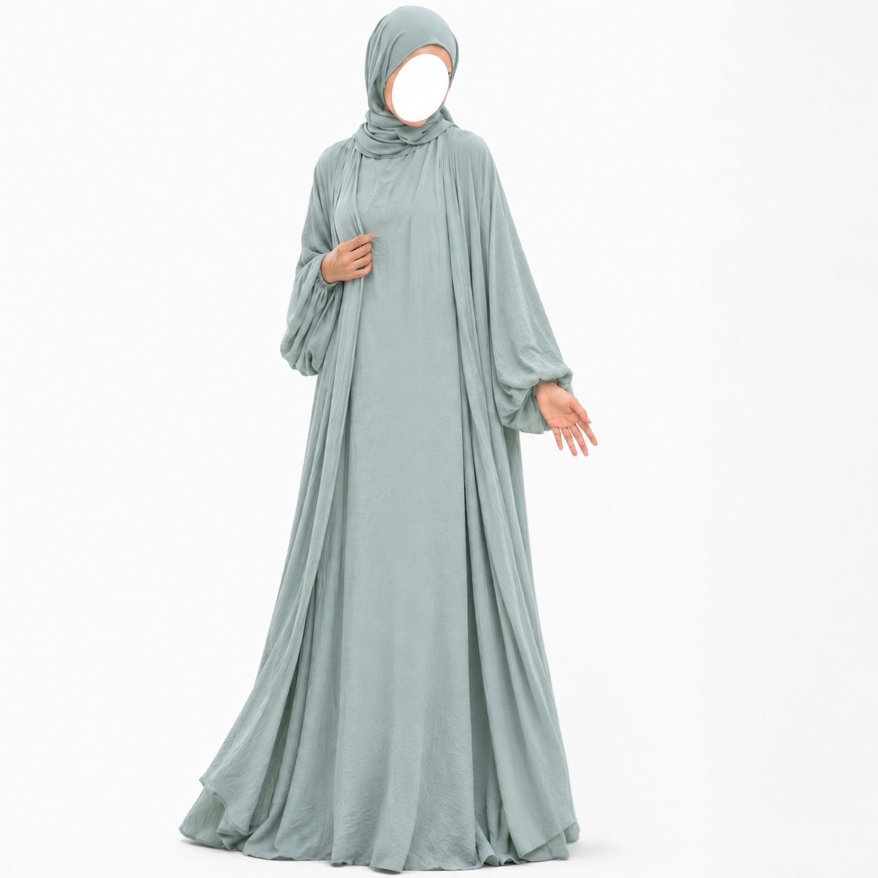 Maryam Abaya Set - 3-teilig - Jazz - Malediven - LIMITIERTE AUFLAGE
