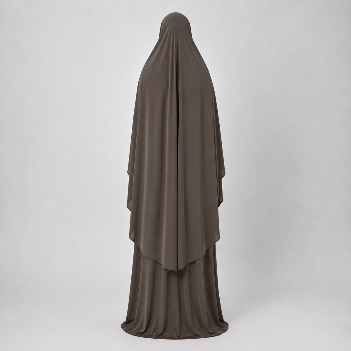 Amber - Abaya & knie khimar set - Deep Earth