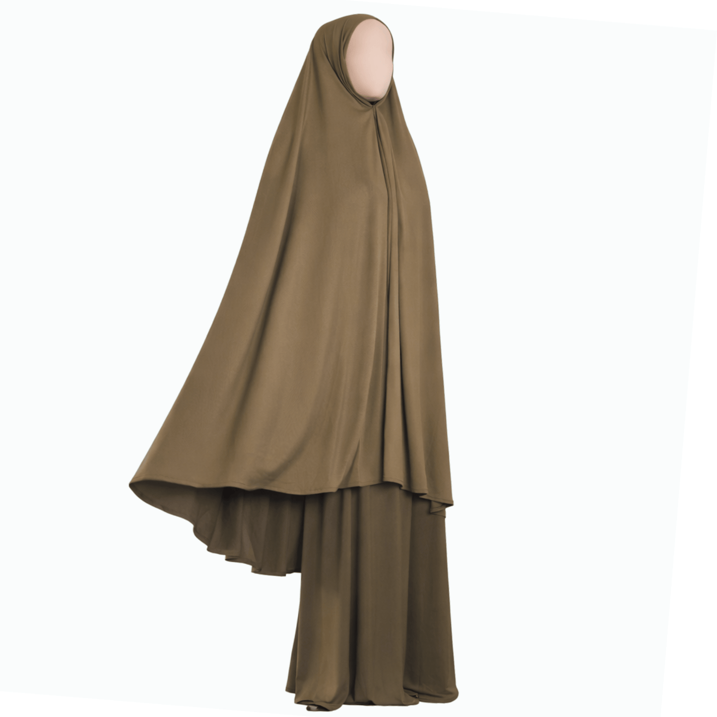 Premium jersey scheenkhimaar + rok - Lush olive green - 2+1 GRATIS