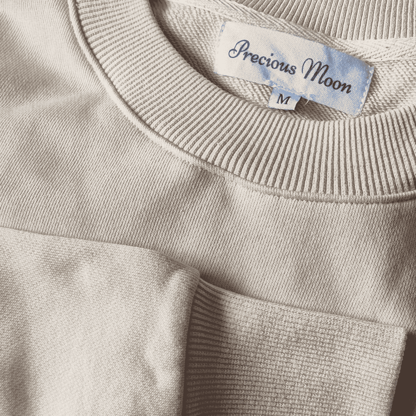 Sweater abaya - Creme beige -100% katoen