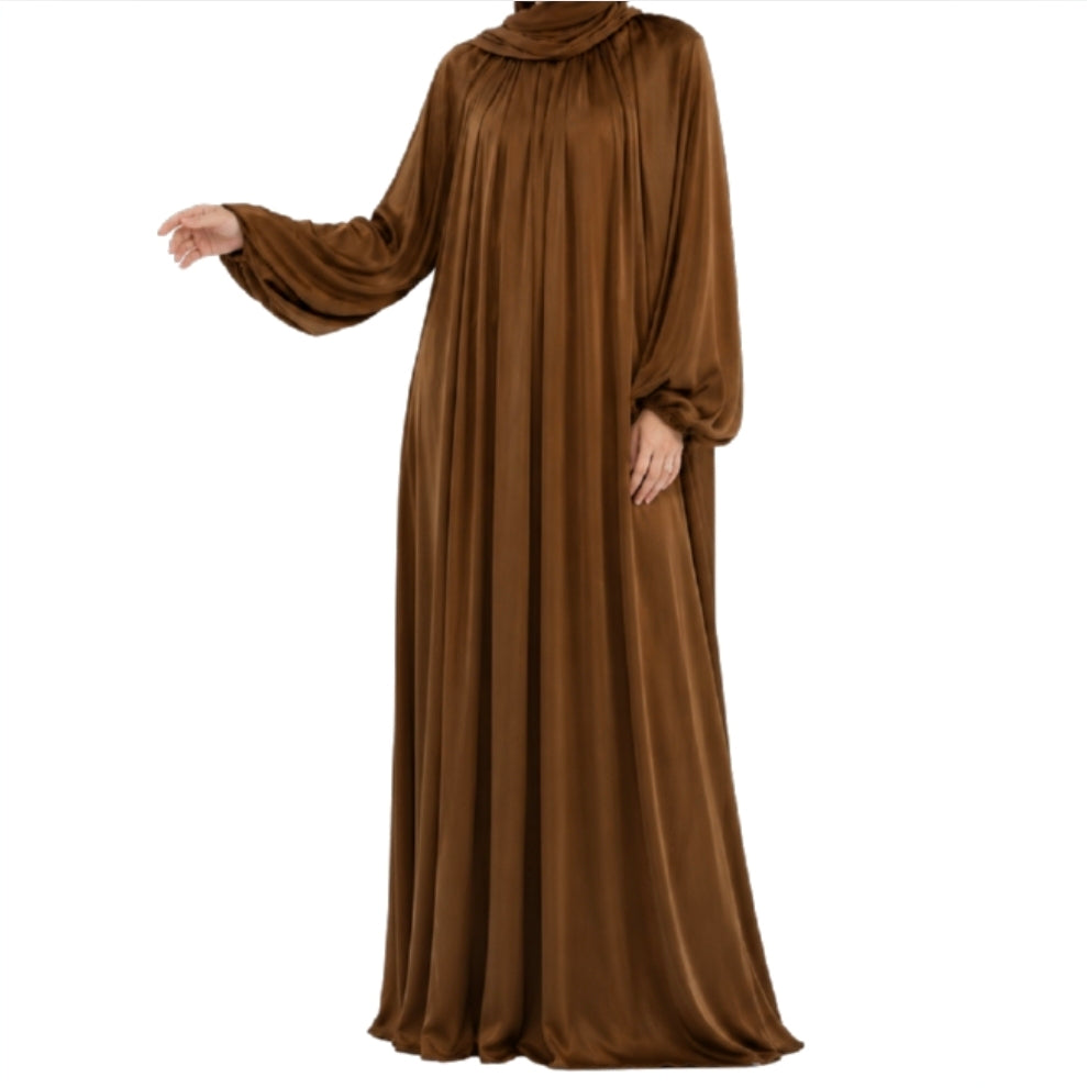 Amber Silk abaya - Limited Edition - 1 op voorraad