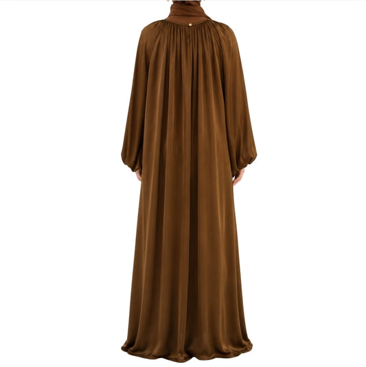 Amber Silk abaya - Limited Edition - 1 op voorraad