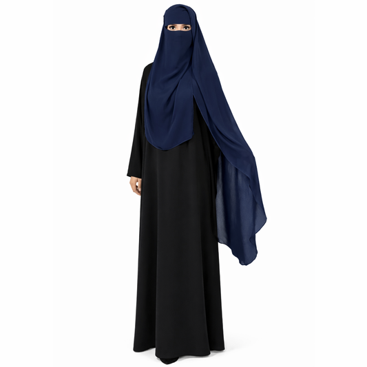 Tahira classic niqab - Navy