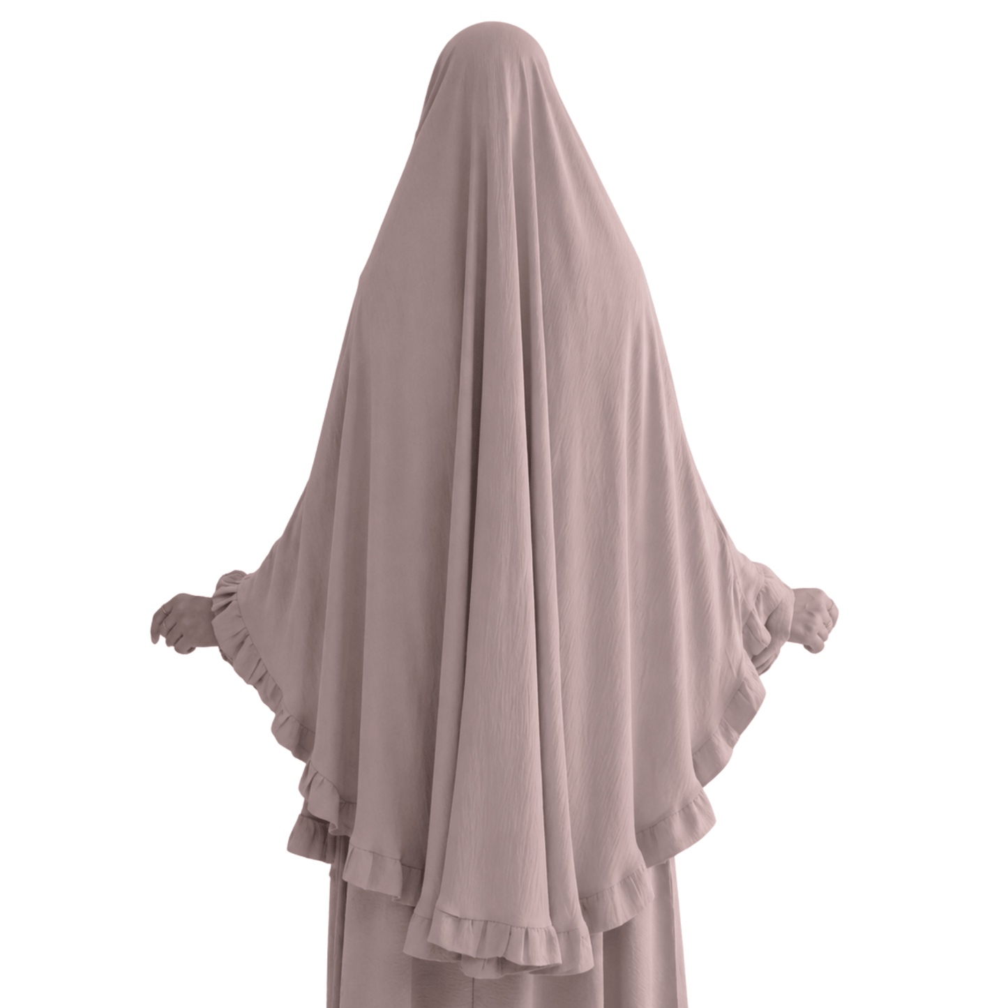 Layan Abaya/Khimar Set – Jazz – Hellrosa – 2+1 GRATIS