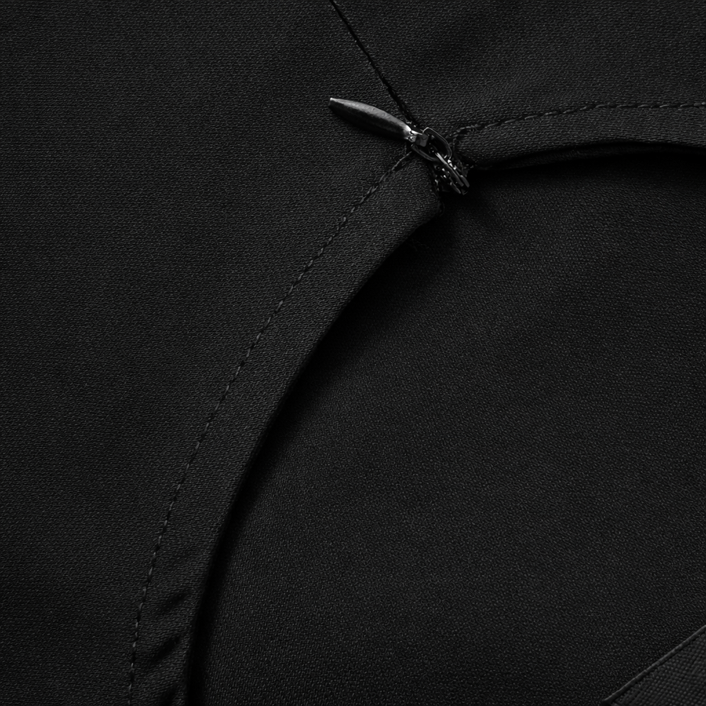 Pure noir nida abaya + khimaar set