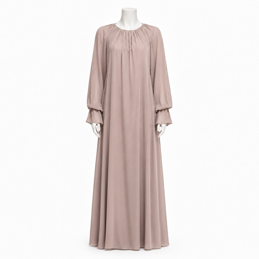 Ahlam Abaya - Soft blush - EXCLUSIVE LIMITED PIECE