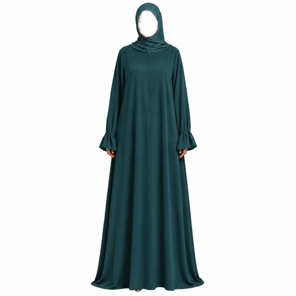 Amber - Abaya & knie khimar set - Misty Dusk