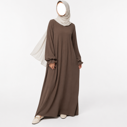 Jazz abaya - Tiener - One size XS t/m M - Light brown